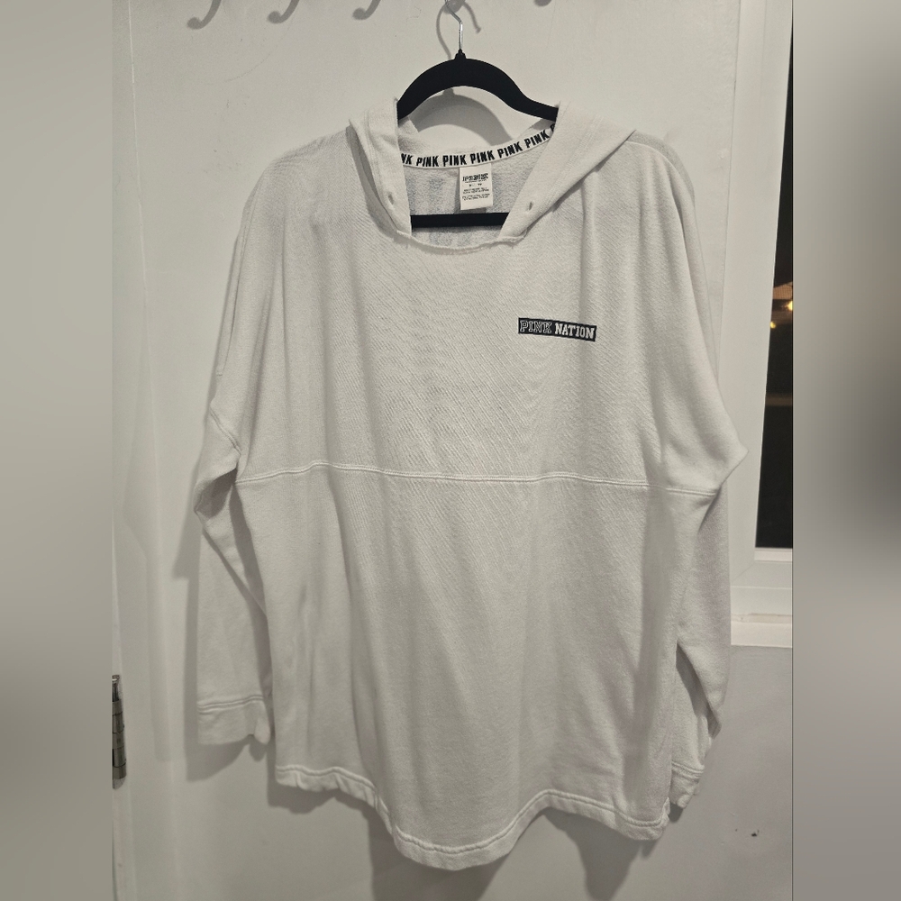 PINK Victoria's Secret White Hoodie